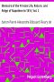 [Gutenberg 22345] • Memoirs of the Private Life, Return, and Reign of Napoleon in 1815, Vol. I